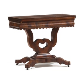 Attributed Thomas Day Mahogany Card Table