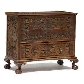 Centennial Carved Pine Blanket Chest