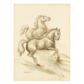 Anne Worsham Richardson (American, 1919 - 2012), Horses