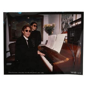 Bob Gruen (American, b. 1945), John Lennon - Yoko Ono - Hit Factory Studio - NYC - 1980