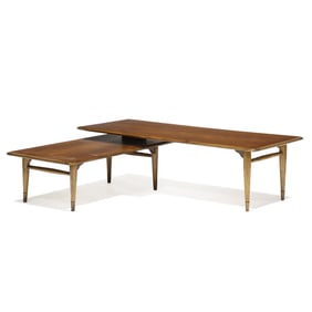 Mid-Century "Switchblade" Walnut Coffee Table