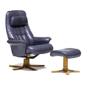 Ekorness, Stressless Leather Chair and Ottoman