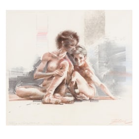 Charles Billich (Australian, b. 1934), Plotting a Choreogram, London