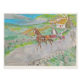 LeRoy Neiman (American, 1921-2012), Nostalgic Journey / Irish Landscape