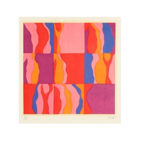 Nagel (American, 20th Century), Abstract Print
