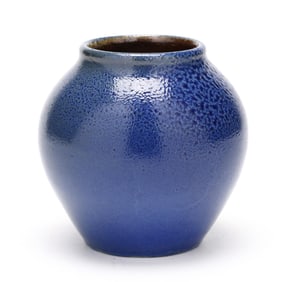 Attributed C.B. Masten Glazier for Auman Pottery (NC), Low Vase