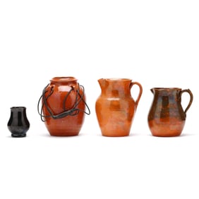 Jugtown Pottery (Seagrove, NC), Four Pottery Vessels
