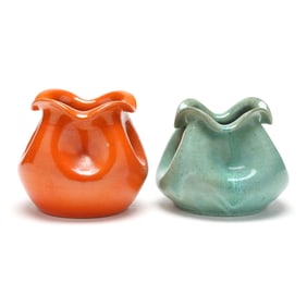 Two North Carolina Tulip Vases