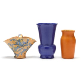 Three Vintage Art Pottery Works