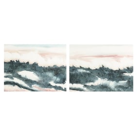 Nancy Tuttle May (NC), Ocean Landscape Diptych