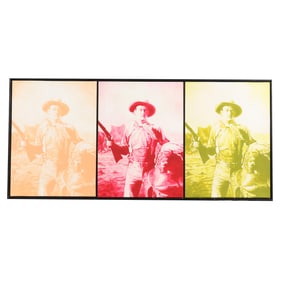 Bernard Murray Martin (American, 1935-2021), John Wayne Triptych