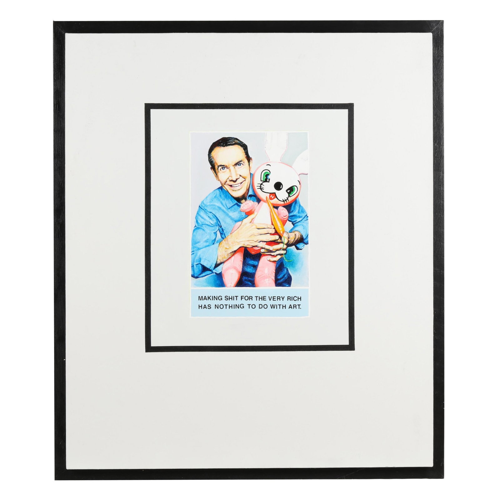 Bernard Murray Martin (American, 1935-2021), Koons: Bernard Murray Martin (American, 1935-2021), Koons oil on canvas, 2016, signed and dated to the verso, framed. Stretcher size 52 1/4 x 44 in.; Frame dimensions 55 1/4 x 47 in. Bernard Murray Martin wa