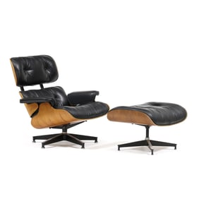 Charles and Ray Eames, 670/671 Rosewood Lounge Chair and Ottoman