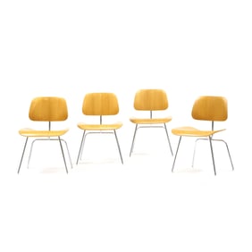 Charles and Ray Eames, Four DCM Chairs