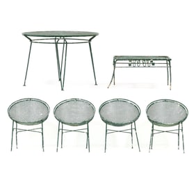 Maurizio Tempestini (Italian, 1908-1960), Six Piece Radar Patio Set