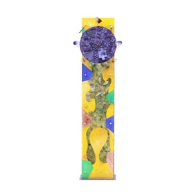 David Scherer, Whimsical Found Object Case Clock