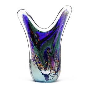 Rollin Karg (American, b. 1944), Art Glass Sculpture