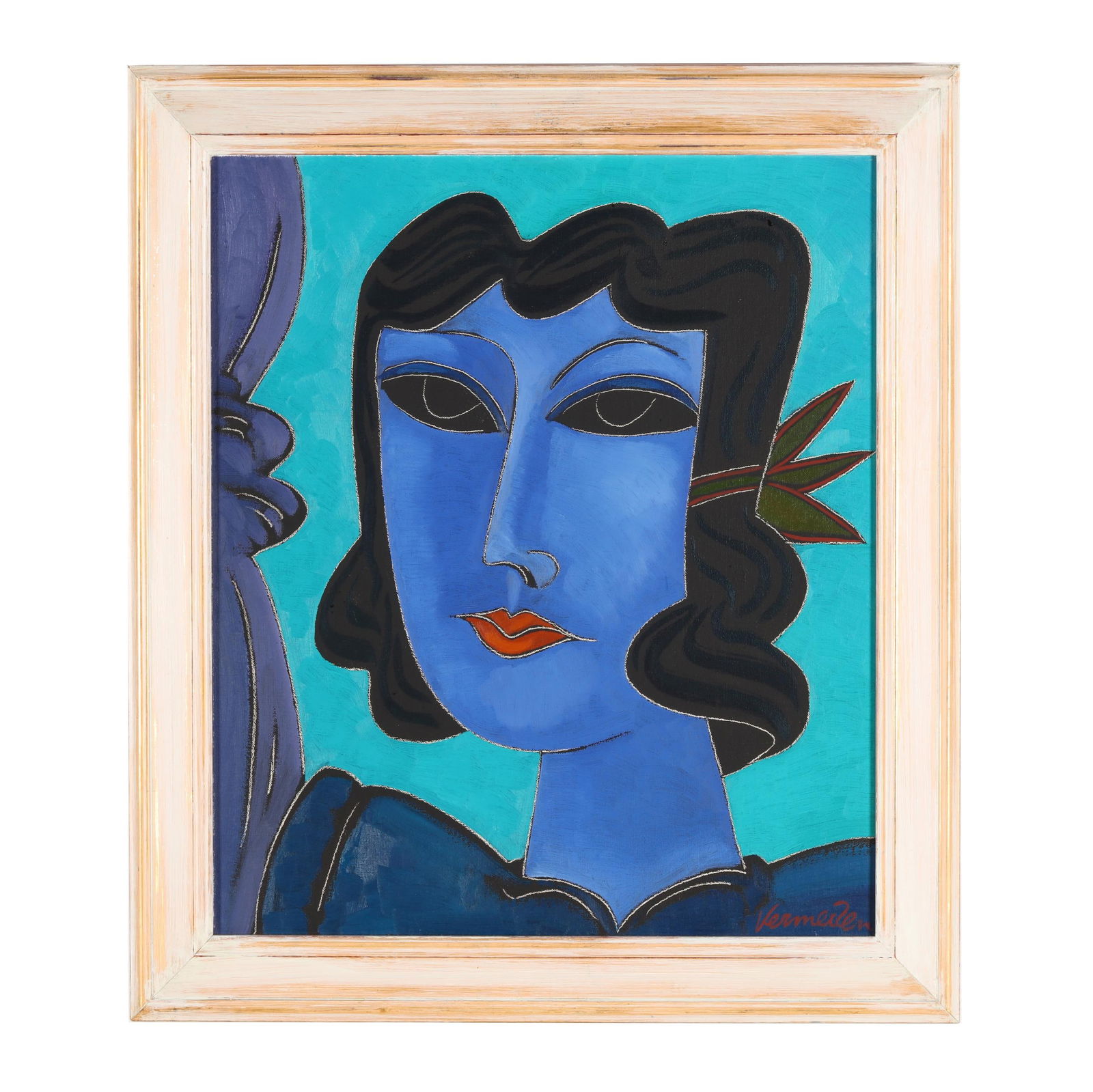 Jan Vermeiren (Belgian-South African, b. 1949), Head of a Woman (1 of 4)