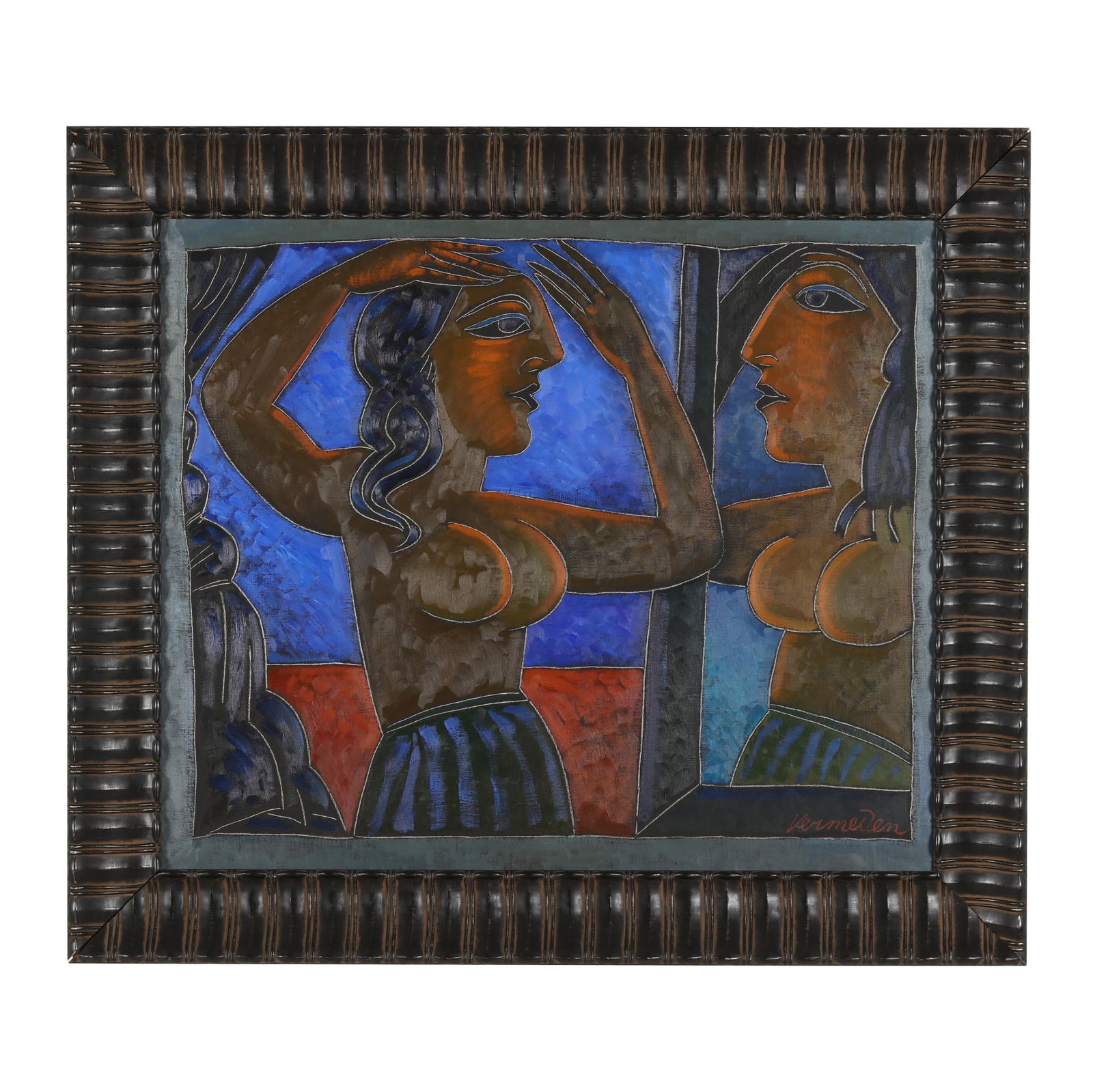 Jan Vermeiren (Belgian-South African, b. 1949),  Woman Before Mirror (1 of 4)