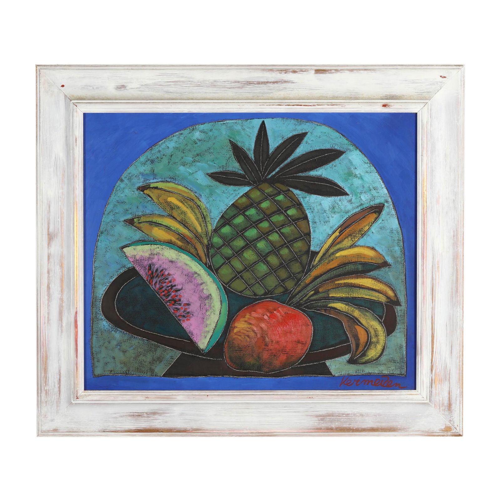 Jan Vermeiren (Belgian-South African, b. 1949), Still Life with Fruit (1 of 4)