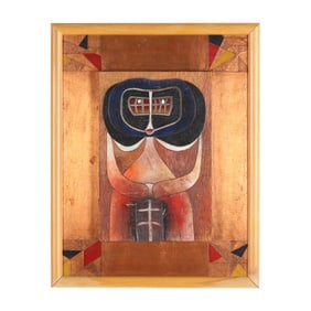 Cecil Skotnes (South African, 1926-2009), Abstract Figure