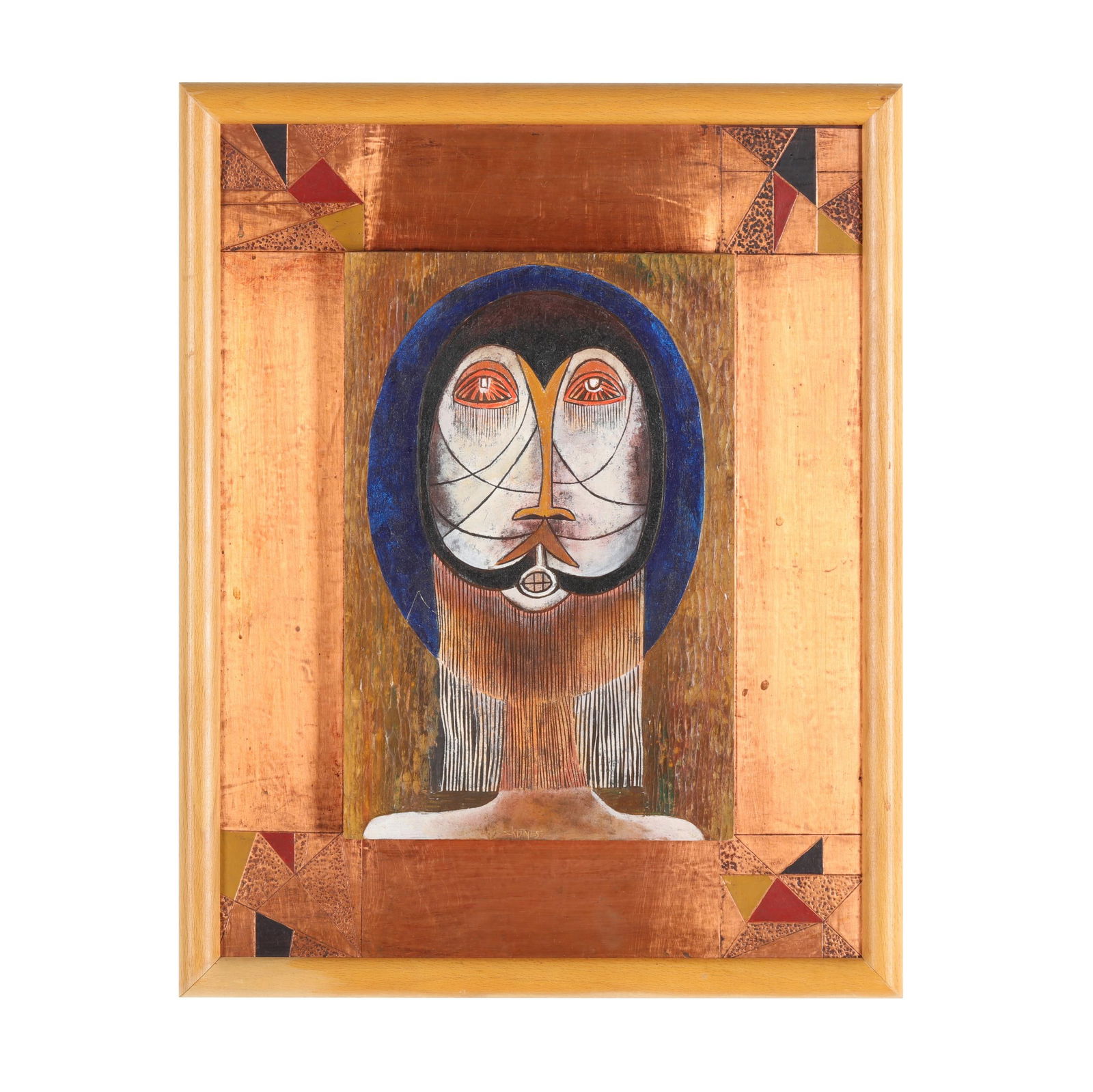 Cecil Skotnes (South African, 1926-2009), Abstract Portrait (1 of 4)