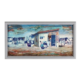 Willie Bester (South African, b. 1956), The Hot Spot Township Scene