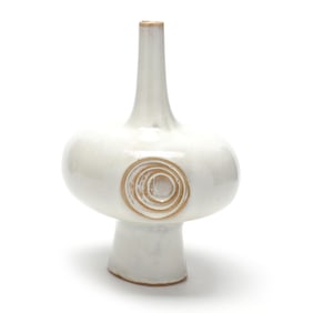 French Mid-Century Modernist Ceramic Vase