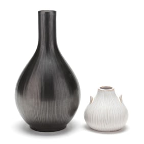 Ejvind Nielsen (Danish, 1916-1988), Two Studio Bud Vases