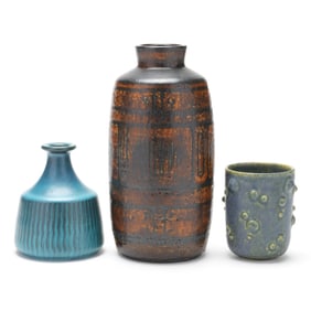 Nymolle, Three Art Pottery Vessels