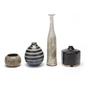 Three Danish Art Pottery Vessels, Including Royal Copenhagen