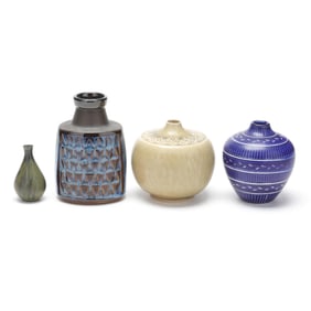 Four Scandinavian Mid-Century Modern Vessels