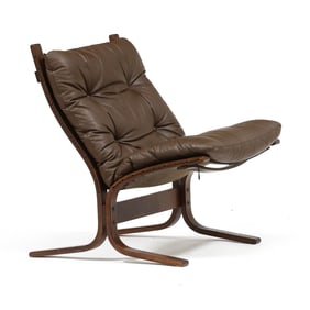 Ingmar Relling (Norway, 1920-2002), Rosewood and Leather Siesta Chair