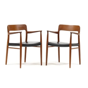 Niels Otto Moller (Denmark, 1920-1982), Pair of Teak Armchairs