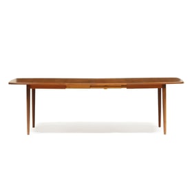 Large Danish Modern Teak Dining Table