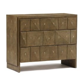 R&Y Augousti, Shagreen Wrapped Rhomboid Chest of Drawers