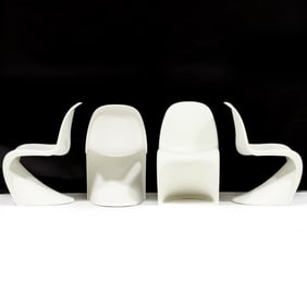 Verner Panton (Denmark, 1926-1998), Four Panton Chairs