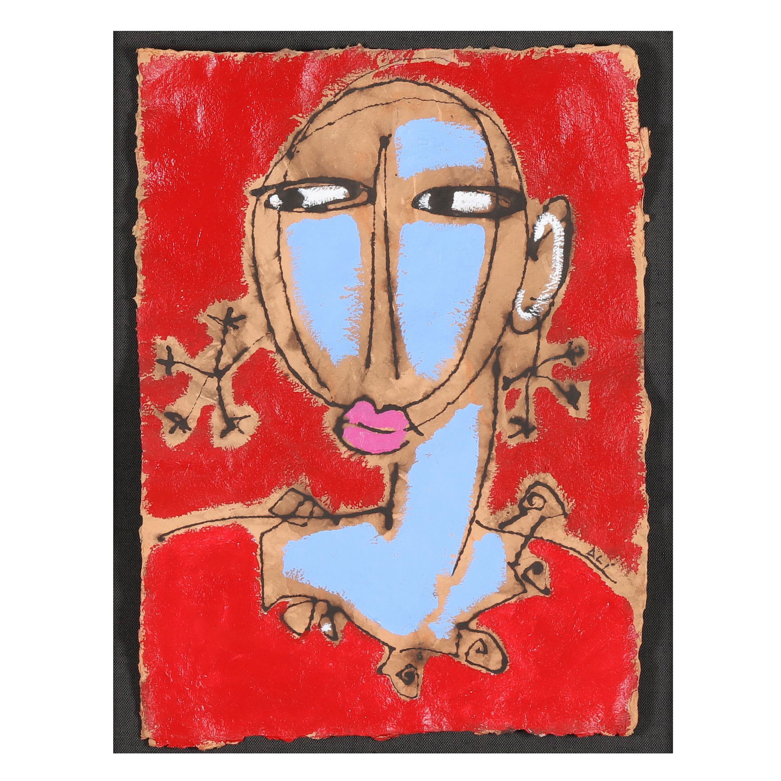 Ellie Ali (American, b. 1947),  Lady in Red (1 of 6)