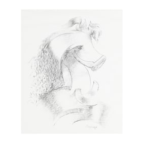 Gerard Tempest (American, 1918-2009), Horse Head in Profile