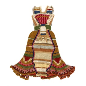 Jane Peiser's Vintage Handmade Freeform Crochet Art Dress