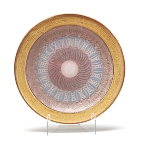 Val Cushing (American, 1931-2013), Large Platter