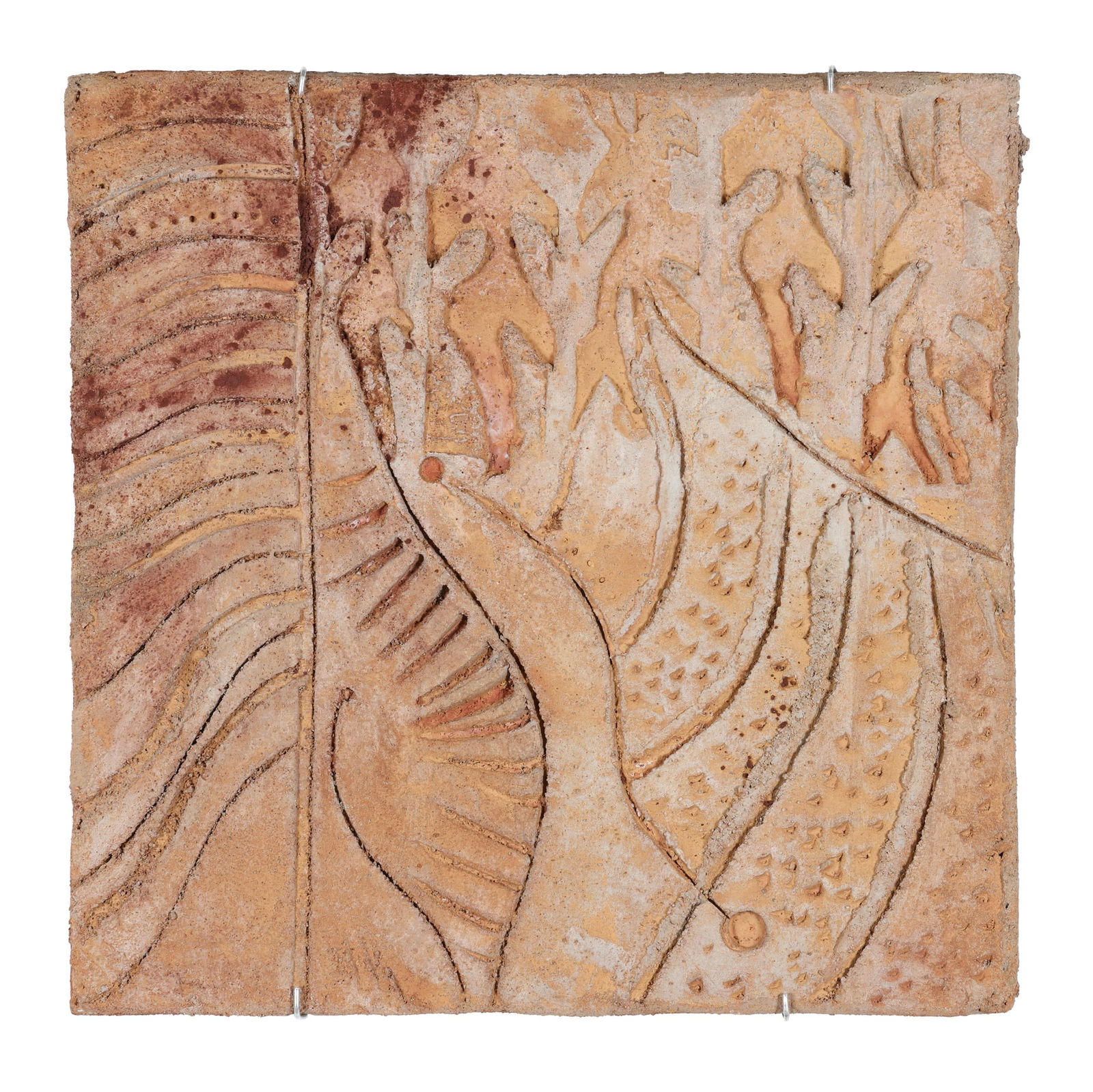 Jaime Suárez (Puerto Rico, b. 1946), Wall Tile from the  Lost Cities of Clay  Series (1 of 3)