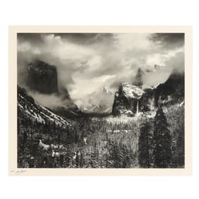 Ansel Adams (American, 1902-1984), Clearing Winter Storm