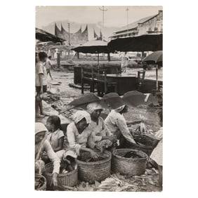 Henri Cartier-Bresson (French, 1908-2004), Bukit Tinggi Food Market, Pasar Bawah, Sumatra,