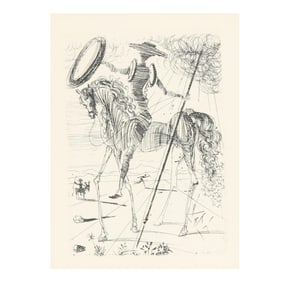 after Salvador Dalí (Spanish, 1904–1989), Don Quixote