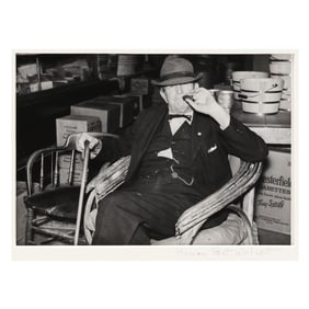 Marion Post Wolcott (American, 1910-1990), Mr. R.B. Whitley Visiting His General Store, Wendell,