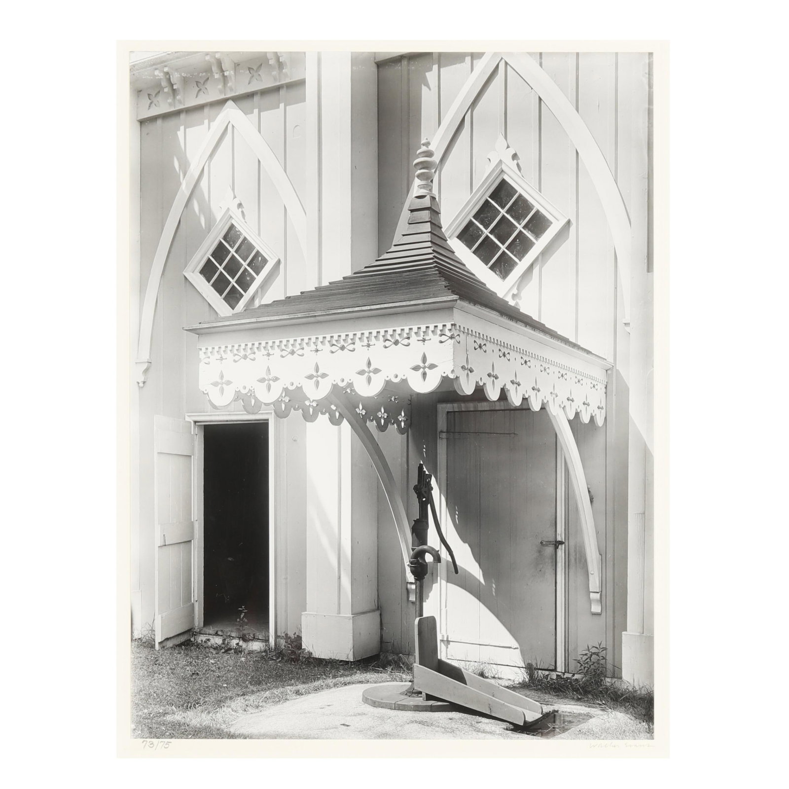 Walker Evans (American, 1903-1975), Maine Pump: Walker Evans (American, 1903-1975), Maine Pumpgelatin silver print, negative 1936, printed 1974, pencil signed and numbered 73/75 to the mount, from the Full Walker Evans: Selected Photographs Portfol