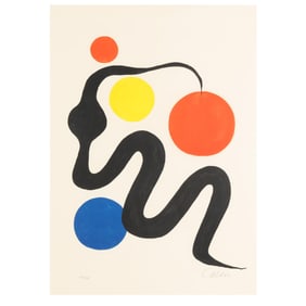 Alexander Calder (American, 1898-1976), Composition Serpentine