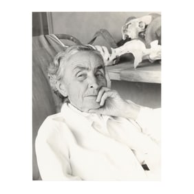 Todd Webb (American, 1905-2000), Portrait of Georgia O'Keeffe, Ghost Ranch, New Mexico
