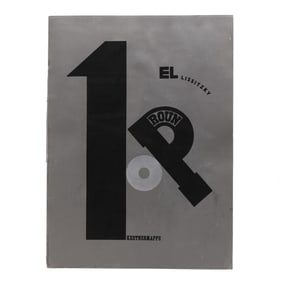 El Lissitzky (Russian, 1890-1941), 1st Kestner Portfolio (1992 Printing)